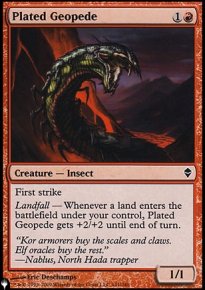 Plated Geopede - The List