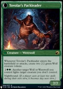 Tovolar's Packleader - The List