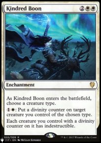 Kindred Boon - The List