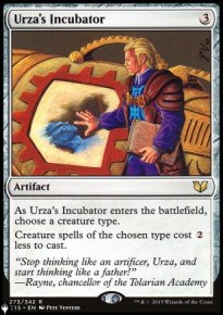 Urza's Incubator - The List