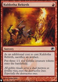 Kuldotha Rebirth - The List