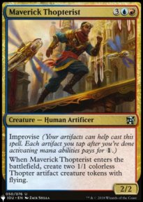 Maverick Thopterist - The List