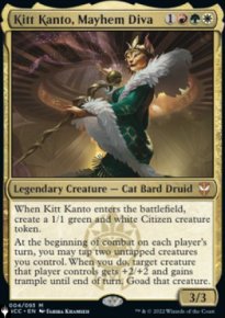 Kitt Kanto, Mayhem Diva - The List