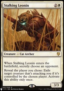 Stalking Leonin - The List