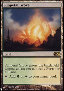 Sunpetal Grove - The List