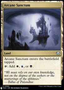 Arcane Sanctum - The List