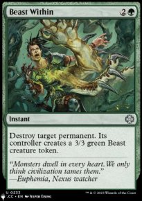 Beast Within - The List