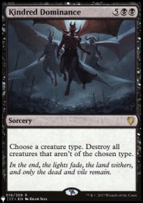 Kindred Dominance - The List