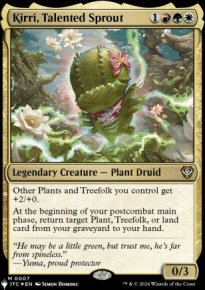 Kirri, Talented Sprout - The List