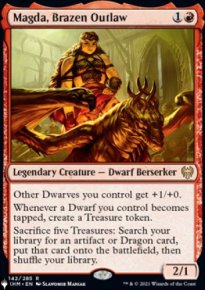 Magda, Brazen Outlaw - The List