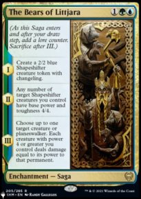 The Bears of Littjara - The List