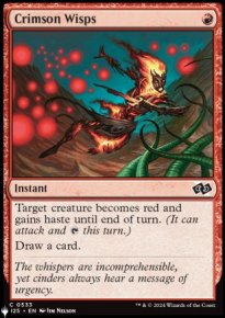 Crimson Wisps - The List