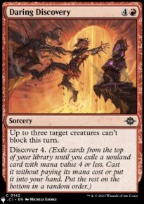 Daring Discovery - The List