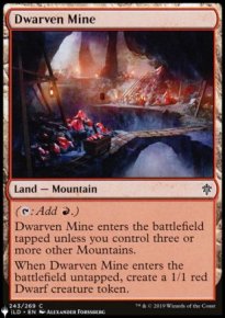 Dwarven Mine - The List