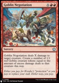 Goblin Negotiation - The List