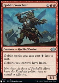 Goblin Warchief - The List