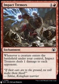 Impact Tremors - The List