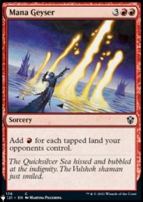 Mana Geyser - The List