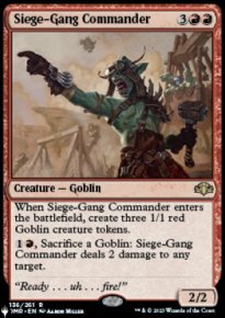 Siege-Gang Commander - The List