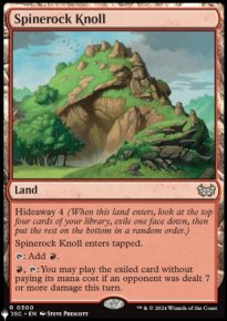 Spinerock Knoll - The List