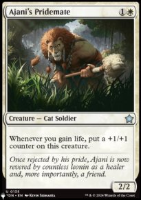 Ajani's Pridemate - The List