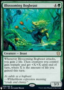 Blossoming Bogbeast - The List