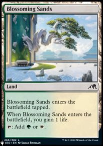 Blossoming Sands - The List
