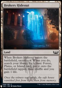 Brokers Hideout - The List