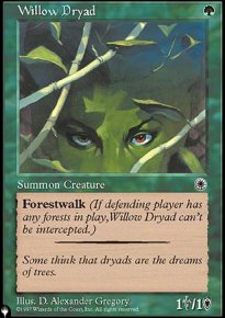 Willow Dryad - The List