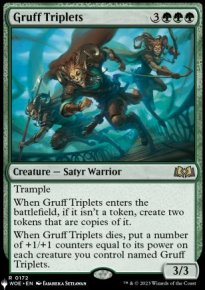 Gruff Triplets - The List