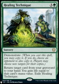 Healing Technique - The List