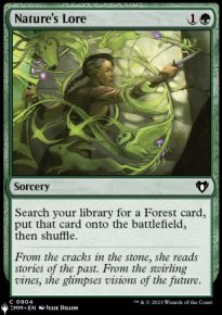 Nature's Lore - The List