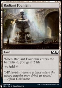 Radiant Fountain - The List