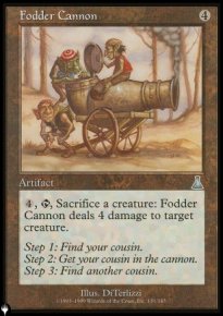 Fodder Cannon - The List