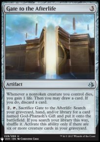 Gate to the Afterlife - The List