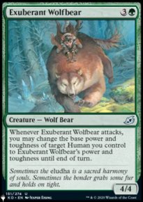 Exuberant Wolfbear - The List