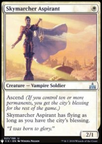 Skymarcher Aspirant - The List