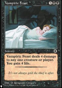 Vampiric Feast - The List