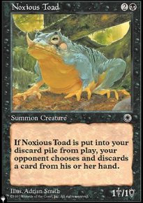 Noxious Toad - The List