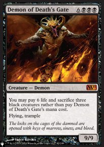 Demon of Death's Gate - The List