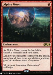 Alpine Moon - The List