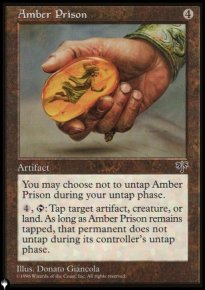 Amber Prison - The List