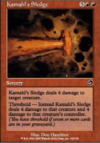 Kamahl's Sledge - Torment