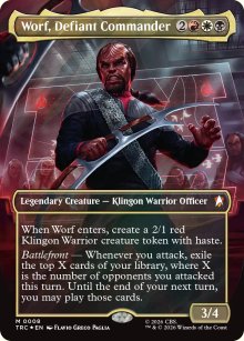 Worf, Defiant Commander 2 - Star Trek Commander Decks