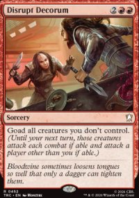 Disrupt Decorum - Star Trek Commander Decks