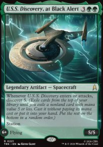 U.S.S. Discovery, at Black Alert - 