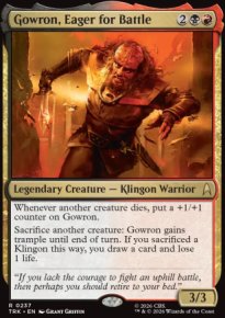 Gowron, Eager for Battle - 