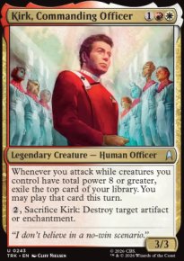 Kirk, Commanding Officer - 