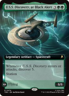 U.S.S. Discovery, at Black Alert - 