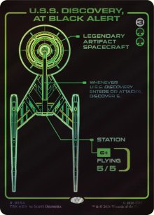 U.S.S. Discovery, at Black Alert - 